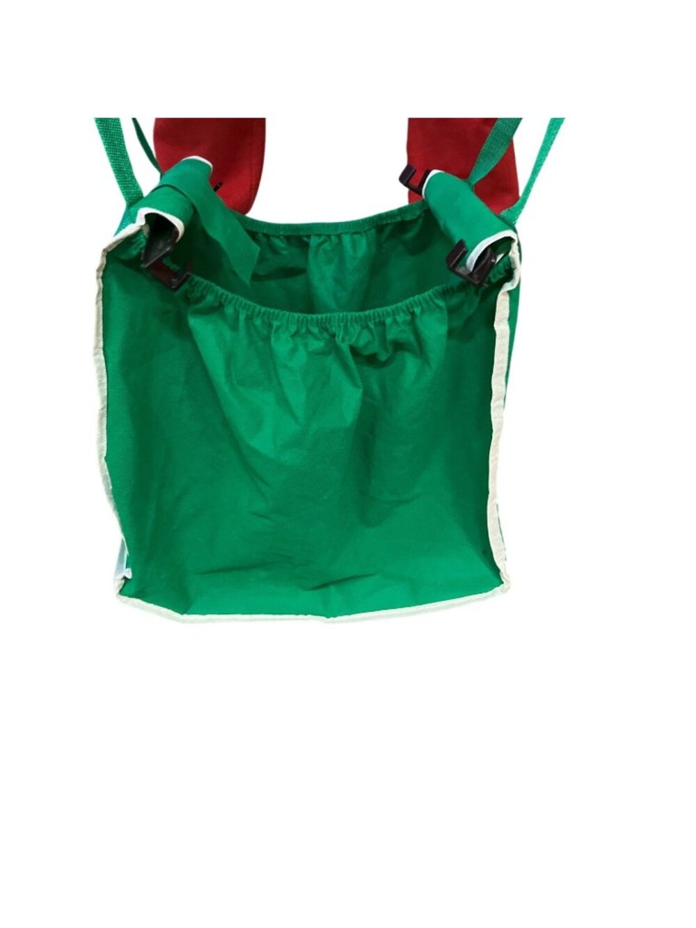 Telebrands Grab Bag Reusable Cart Shopping Bag Green Clip On Used - Picture 2 of 13